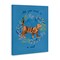 Stupell Industries Orange Cat on Wreath Canvas Wall Art Design by Metka Hiti